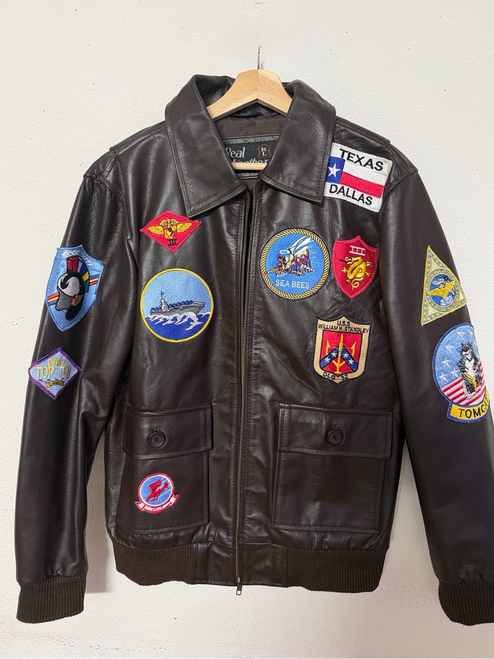 RL Real Leather Garments Men's
Bomber Jacket -EUC-Small